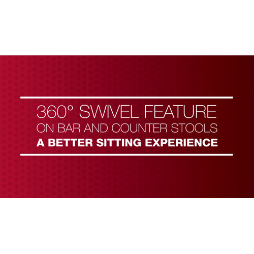 Andover Mills™ Colesberry Swivel Bar & Counter Stool & Reviews